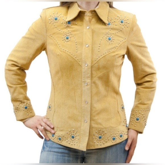 3Bwest Jackets & Blazers - 3BWest Women's Suede Leather Jacket Size XL​​​​​​​​​​​​​